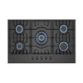30 in. Gas Stove Cooktop with 5 Burners in Black Tempered Glass Q834774
