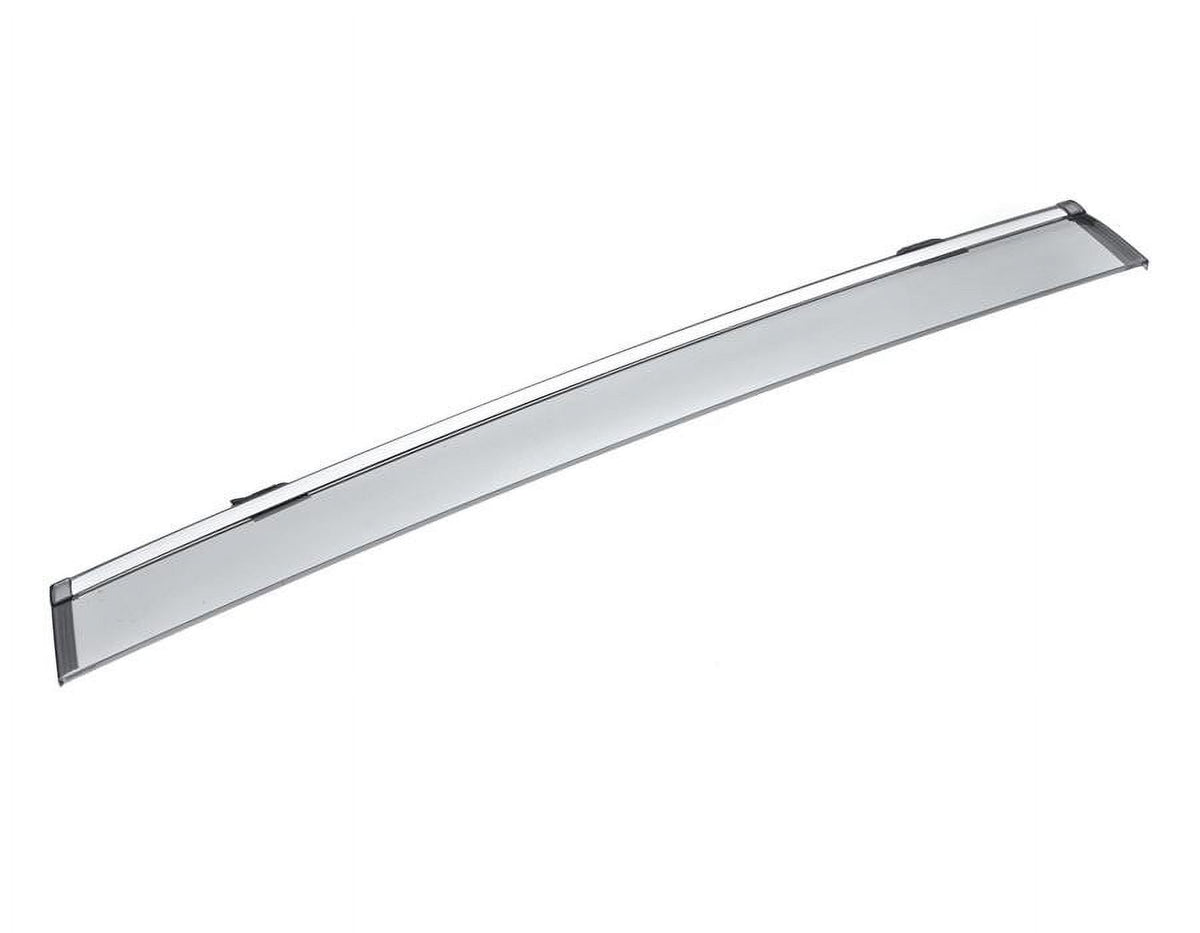 Side Window Visors Rain Guard With Chrome Trim A436