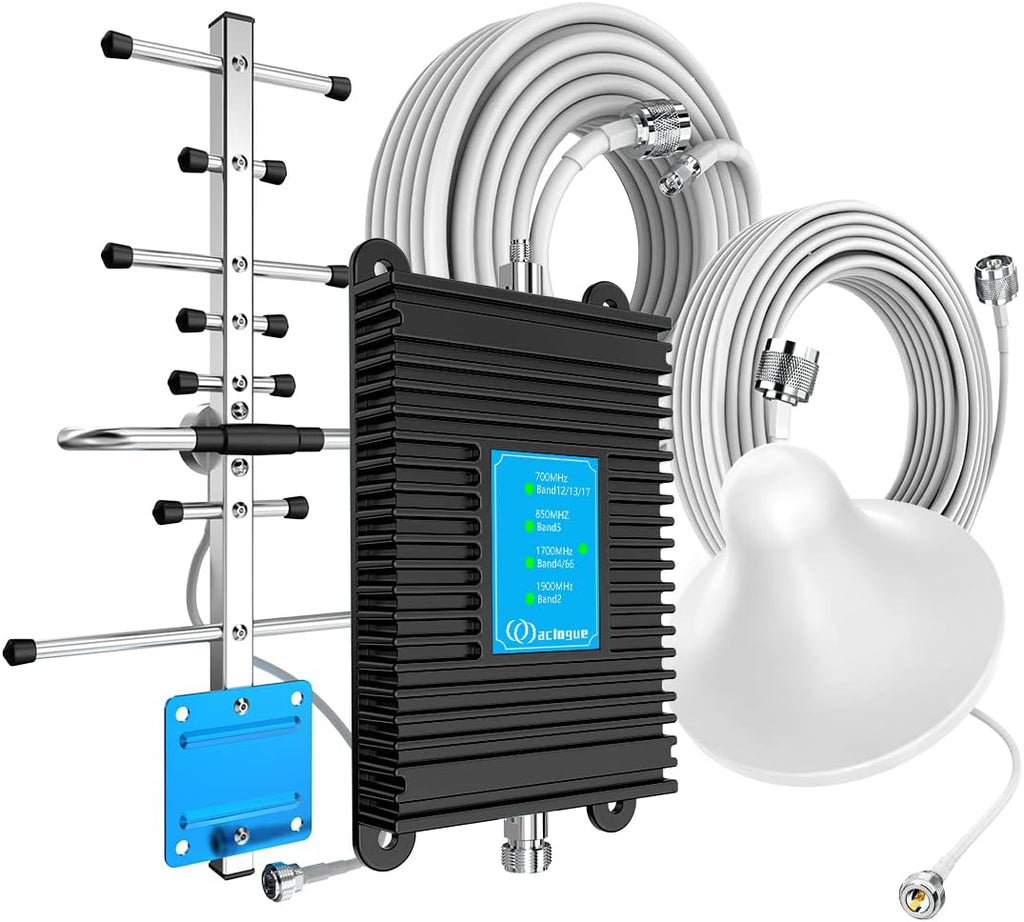 5G Phone Signal Booster, 4500sq.ft, FCC Approved (Blue) J1796