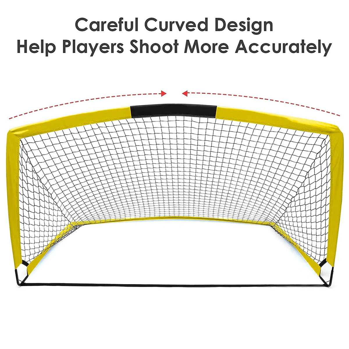 6'x4' Set of 2 Foldable Soccer Goals G9930