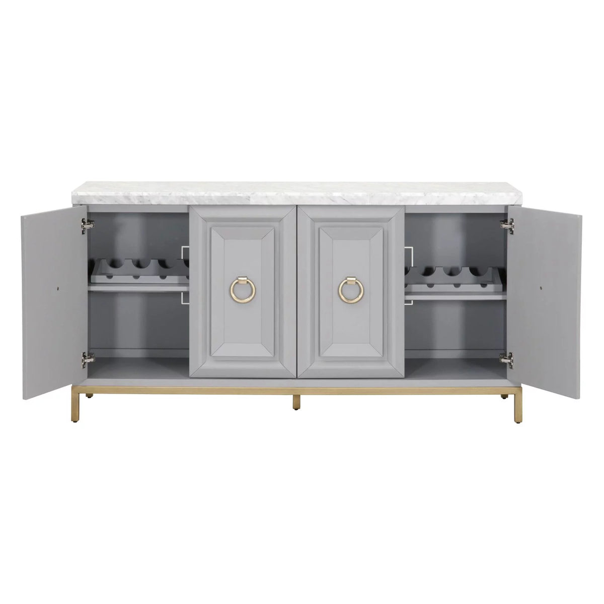 Gray Wood Sideboard W10783