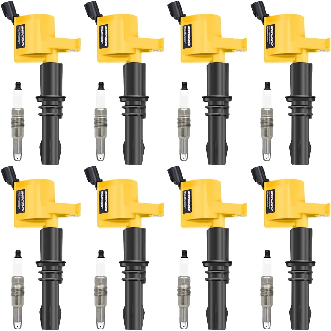 8 Ignition Coils & Iridium Spark Plug Set Y46091