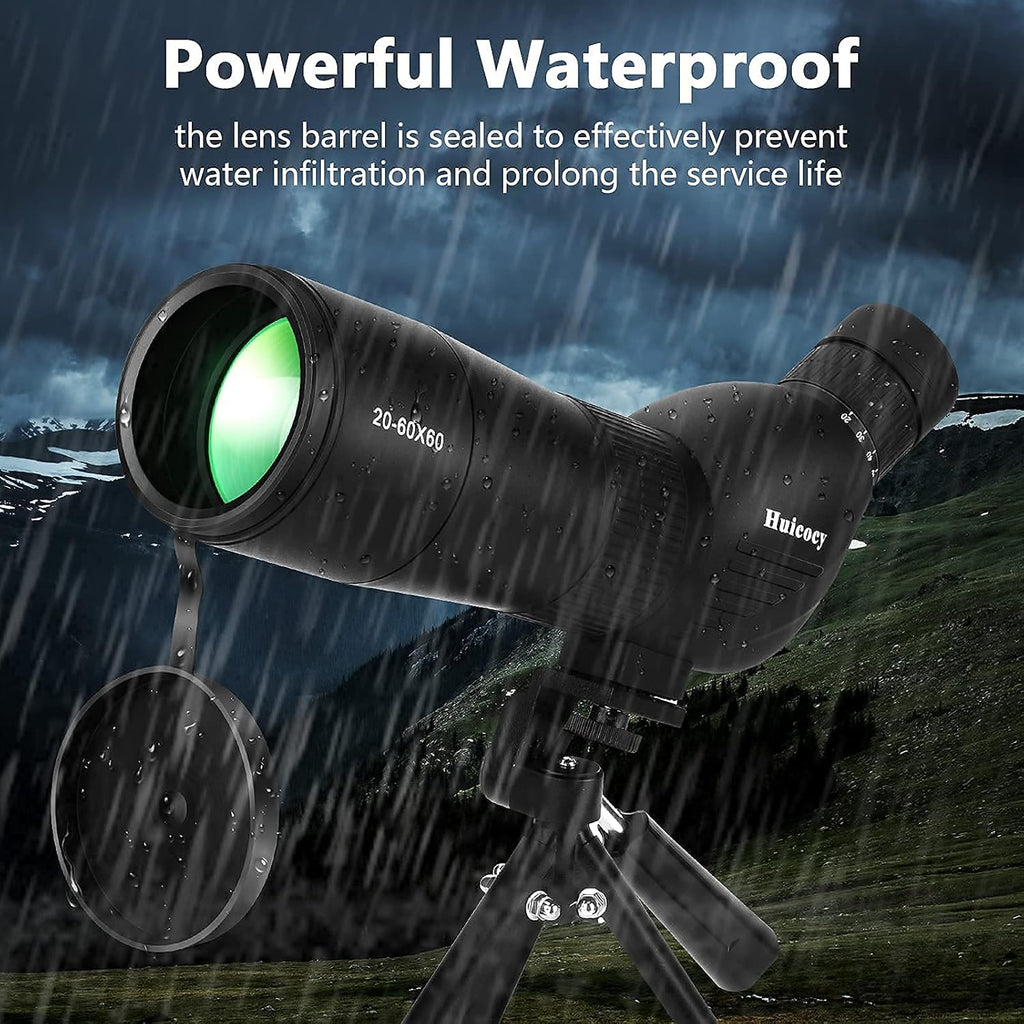 20-60x60mm Zoom Fogproof Spotting Scope with Tripod L995731