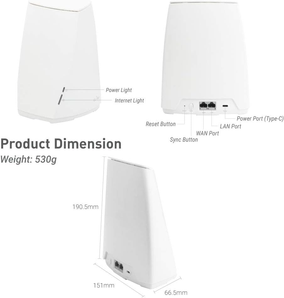 Tri-Band Wireless Mesh Router 2-Pack S141830