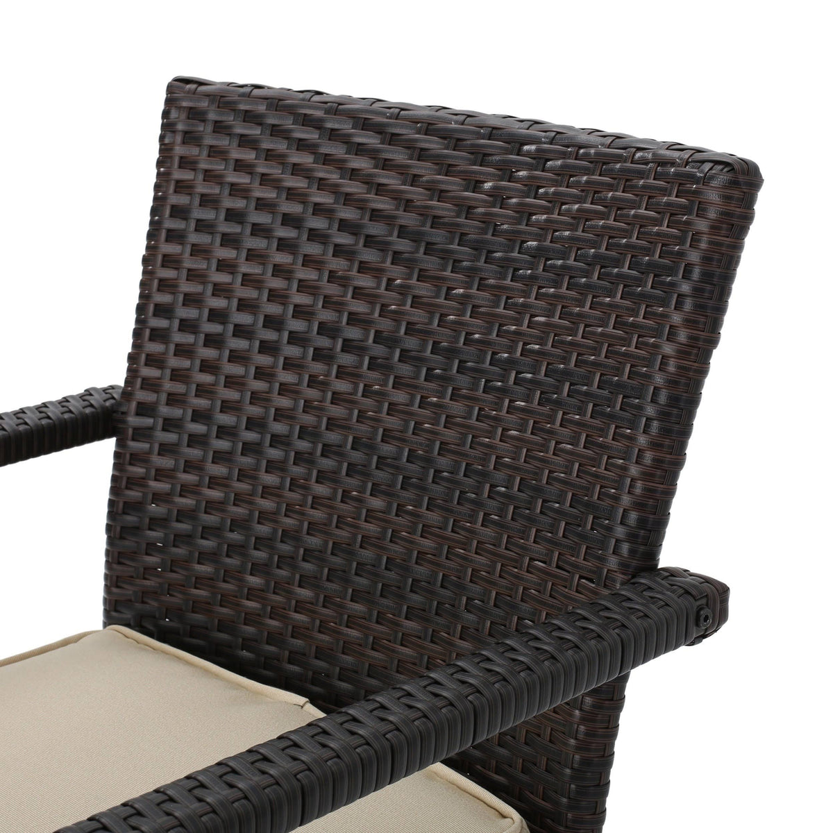 Brown 4pc Wicker Chat Set C300836