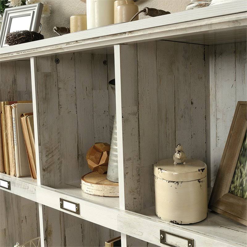 White 10-Cubby Engineered Wood Bookcase W732