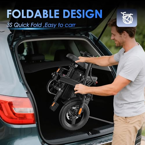 Folding Electric Bike 500W Motor 48V 13Ah Removable Battery Z937