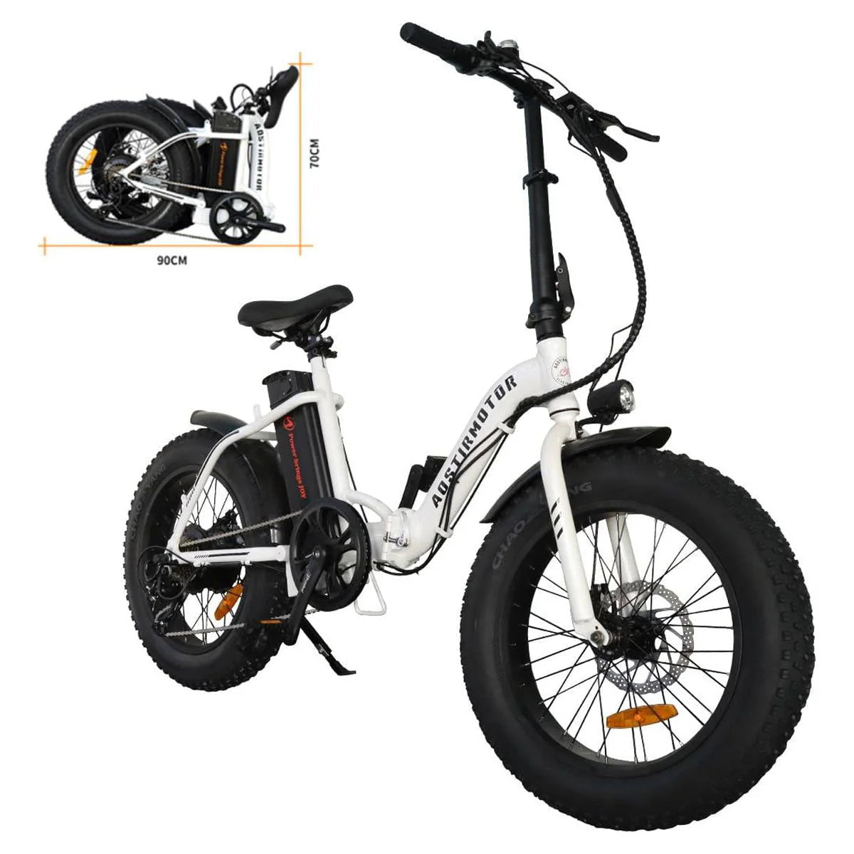 Folding Electric Bike 20 inch Fat Tire 500W 36V 13AH E472068