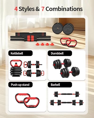 Adjustable 80lbs Dumbbell Set with Connector S114551