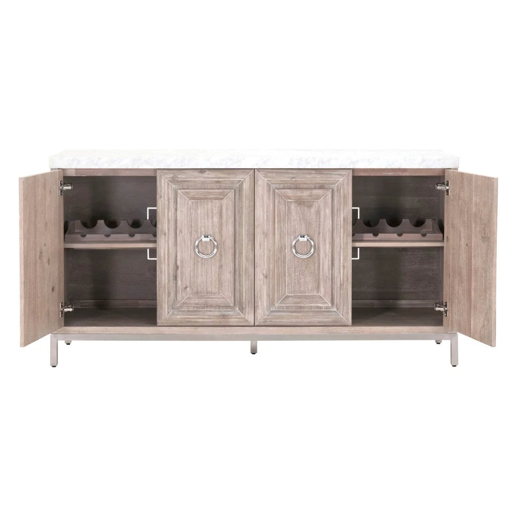 Gray Wood Sideboard W10783
