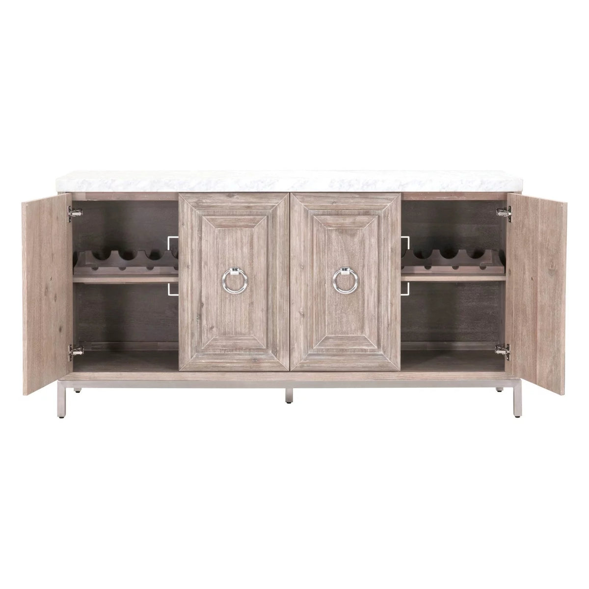 Gray Wood Sideboard W10783
