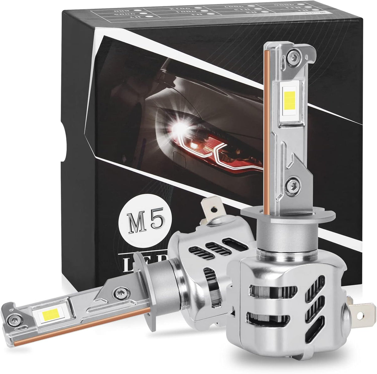 9005 LED Headlight Bulbs 6000K Xenon White, 2 Pack O874641