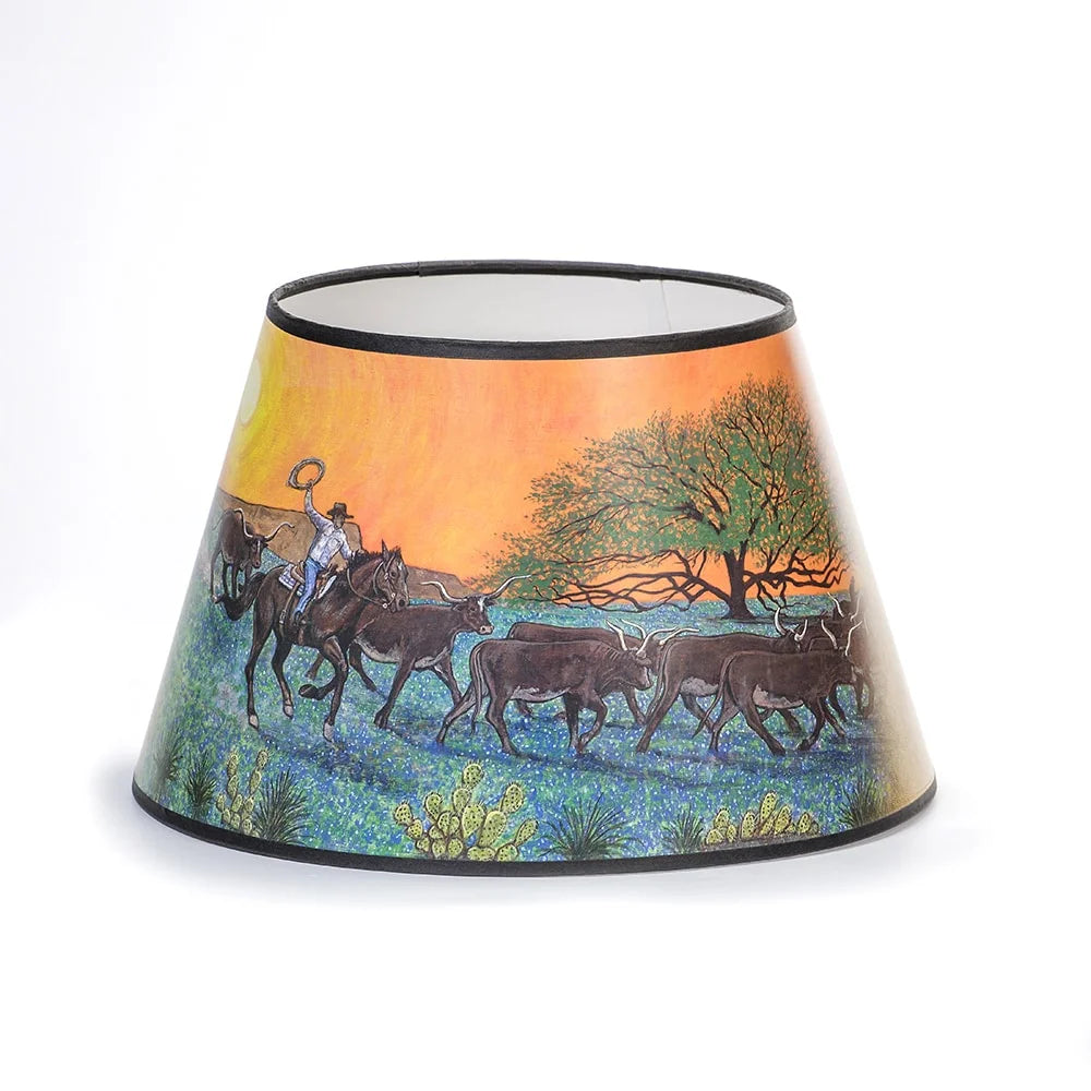 Wicker Oil Lamp with Shade A39139