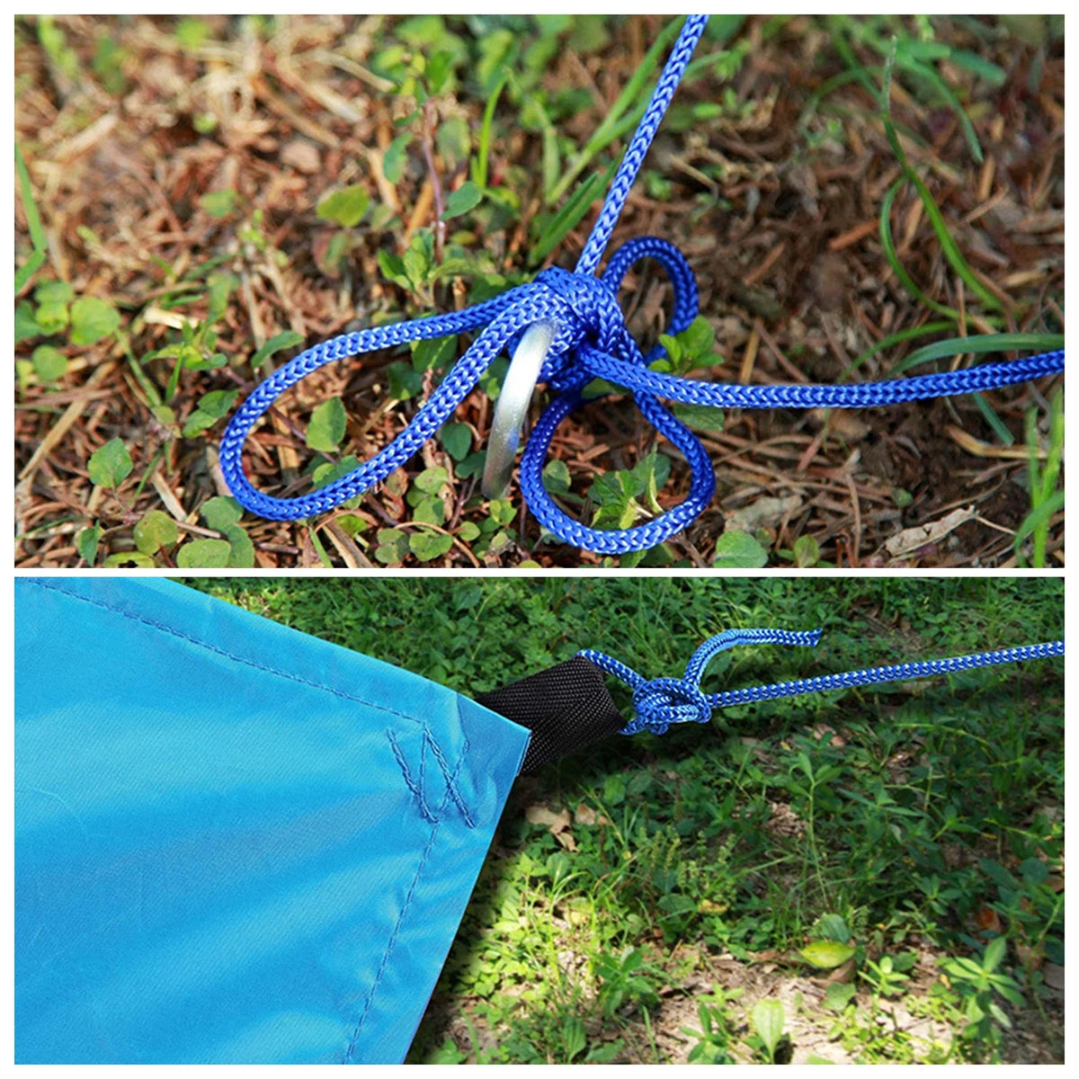 Waterproof Camping Tarp Hammock Sunshade Tent Rain Shelter Lightweight Canopy S23124
