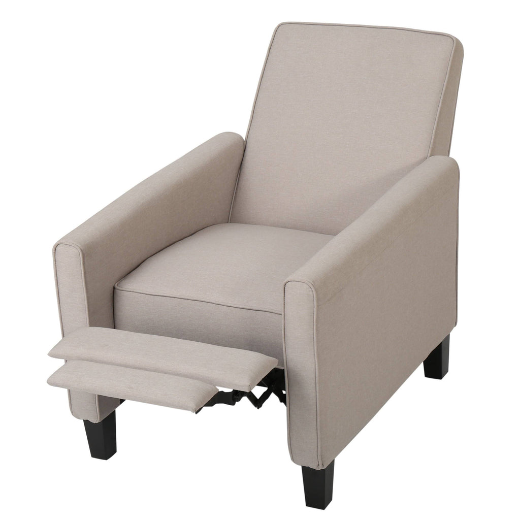 Set of 2 Fabric Recliner Moss Gray Z33845