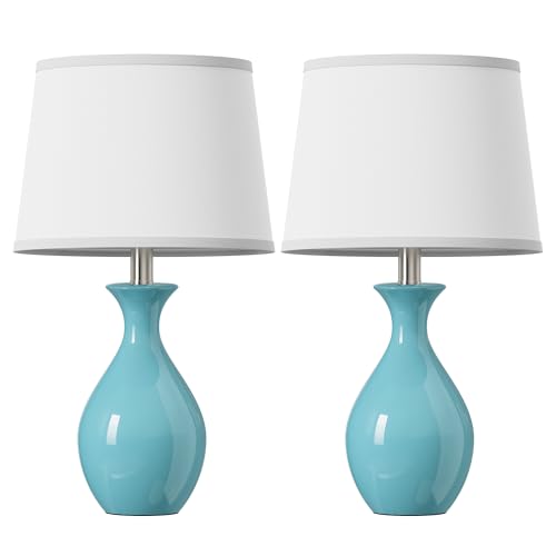 Ceramic Table Lamp Set of 2 White H959