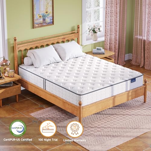 Full Size 12 Inch Hybrid Innerspring Memory Foam Mattress T900502