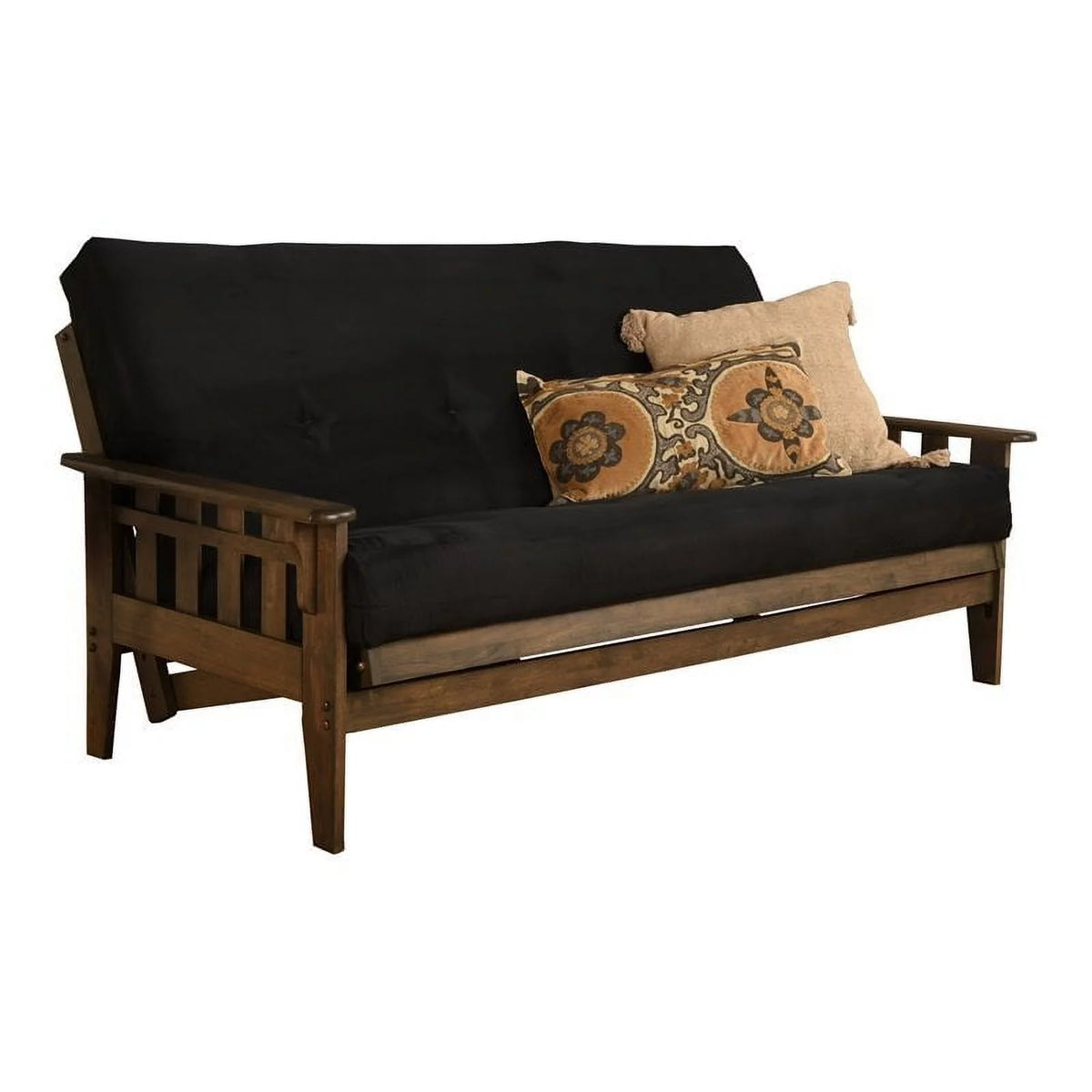 Queen Faux Leather Futon H981