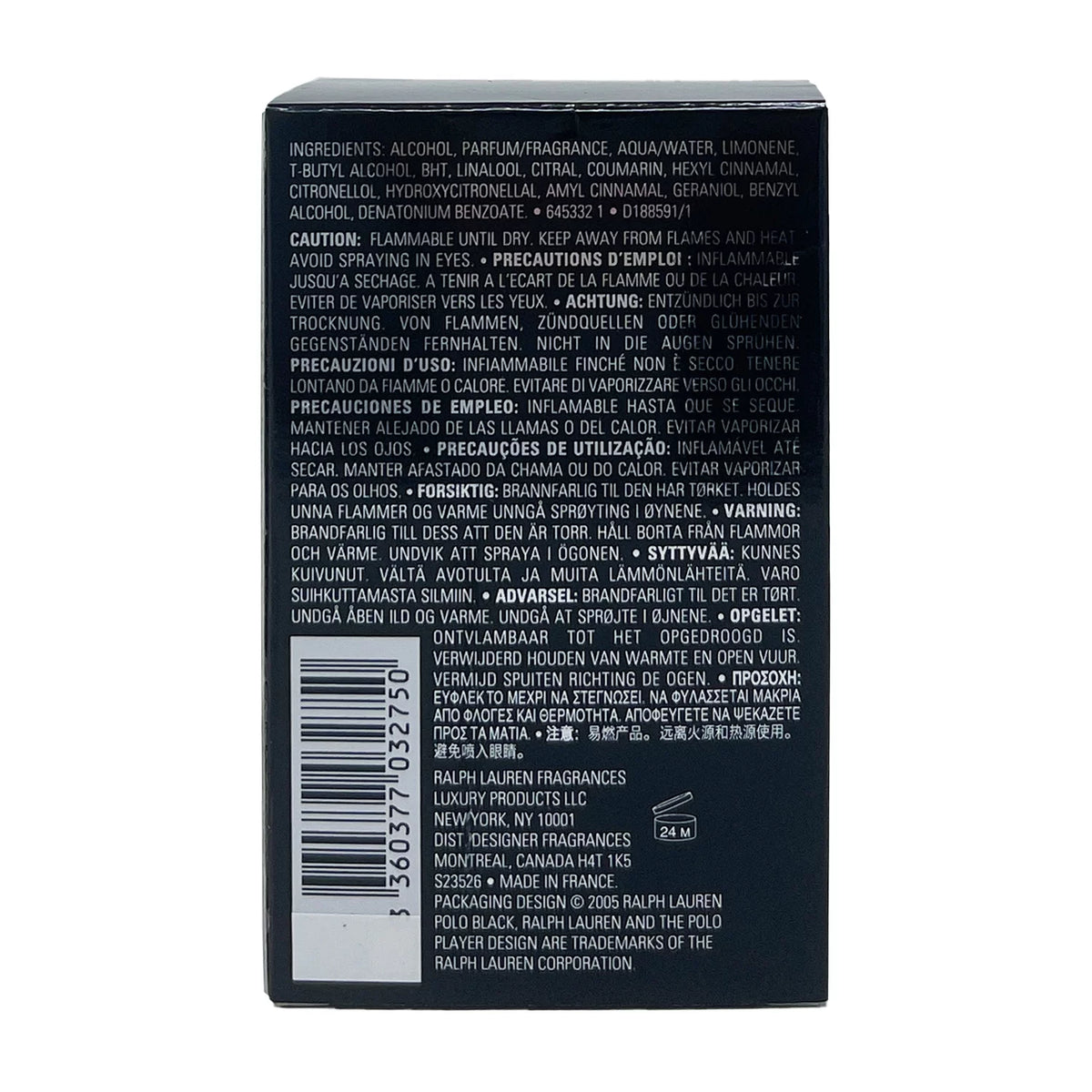 Black Eau De Toilette Spray 2.5 oz Q117338