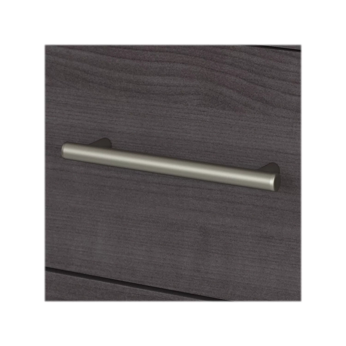 72W L Shaped Desk with Storage in Storm Gray L955174