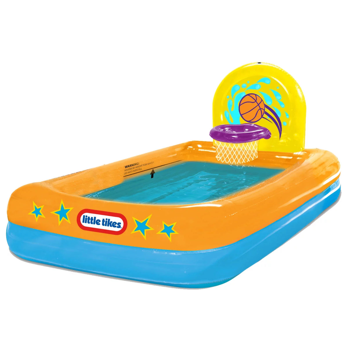 Inflatable Pool with Basketball Hoop and Ball D311254
