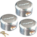 3 Keyed Alike Padlocks with BumpStop Technology E56649