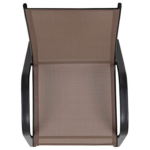 4 Pack Brown Outdoor Stack Chair K614