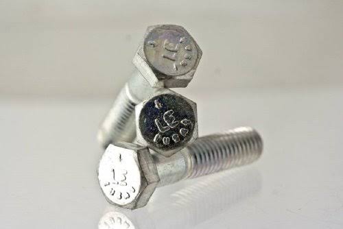 1/4-28 x 2 1/4 Grade 5 Hex Cap Screw Zinc Plated J10889