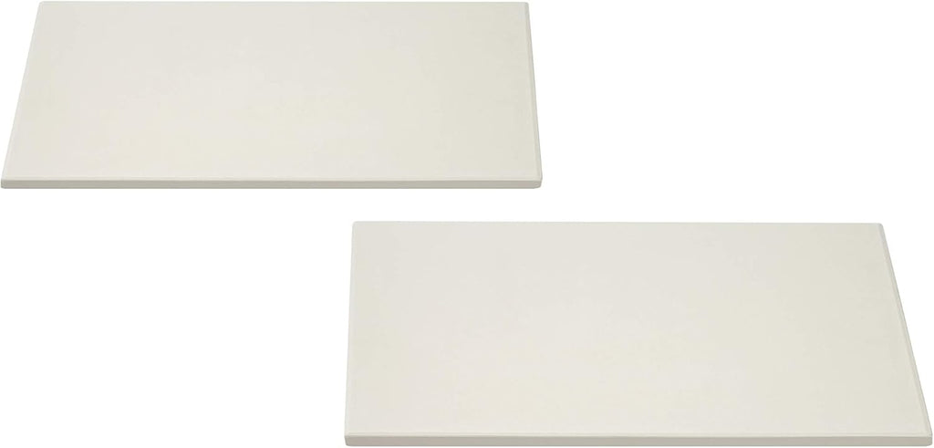 16" Rectangular Cordierite Pizza Stone (2 Pack) M9114