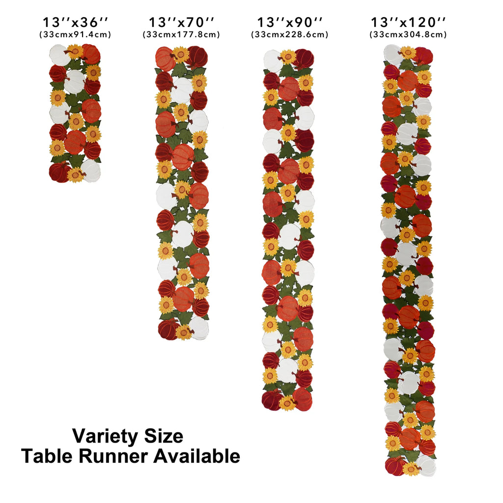 Embroidered Table Runner 13"X120" K501987