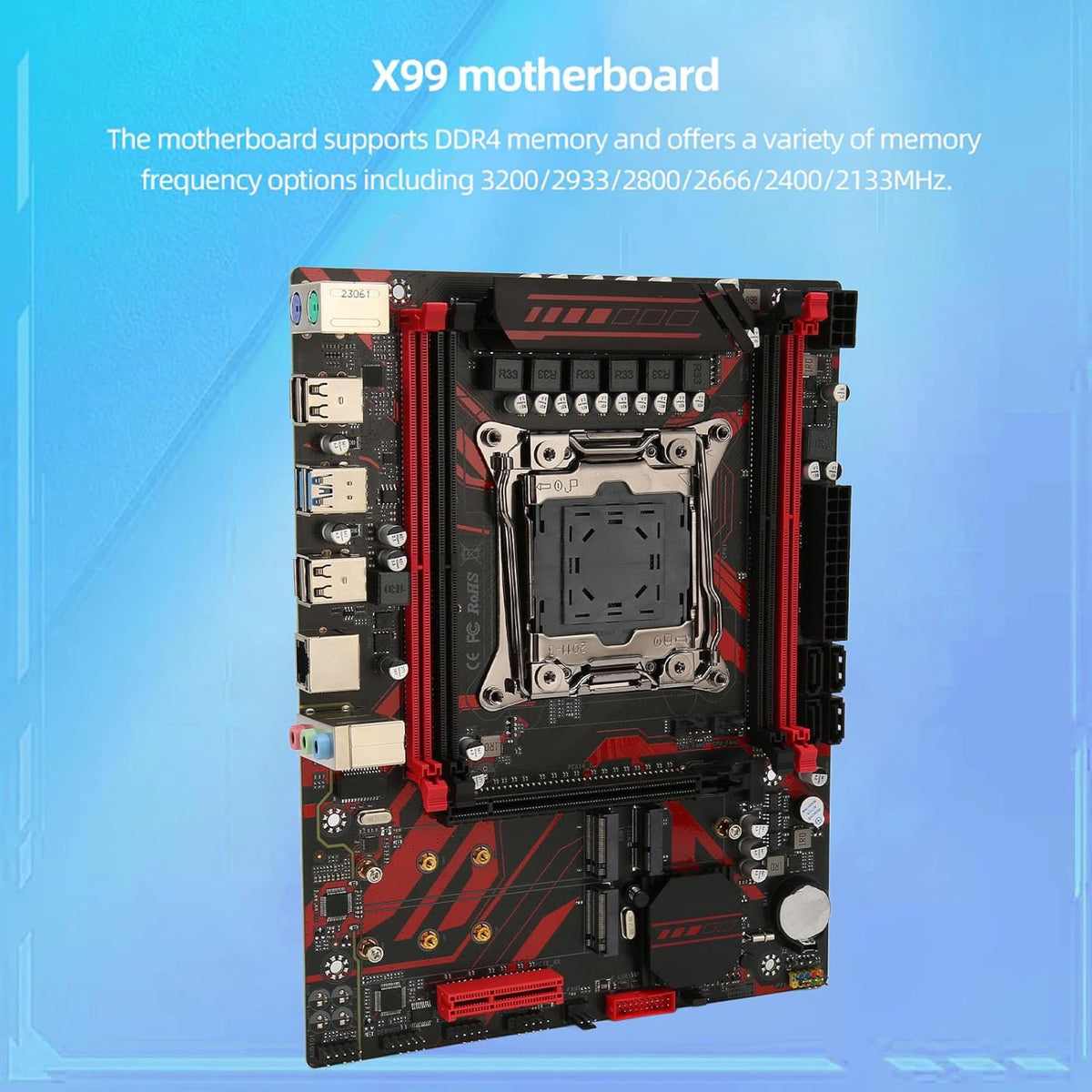 Micro ATX Motherboard with Dual M.2 Slots O61165