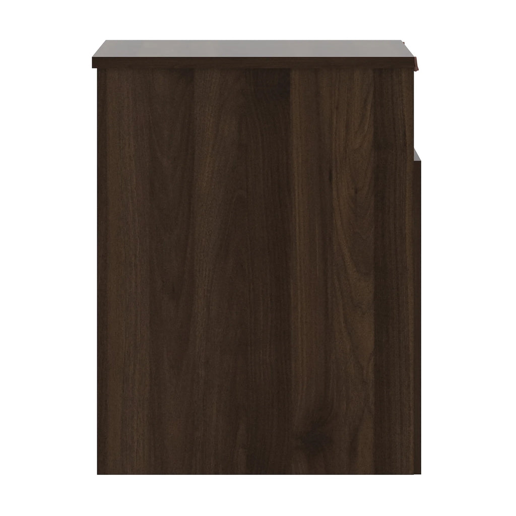 Dark Walnut Open Shelf Nightstand E588