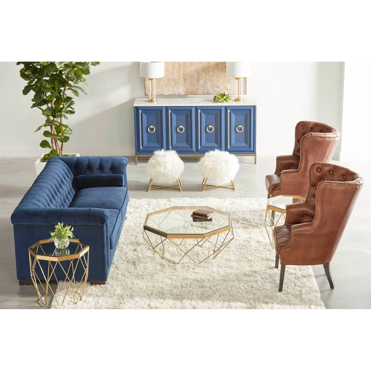 Gray Wood Sideboard W10783