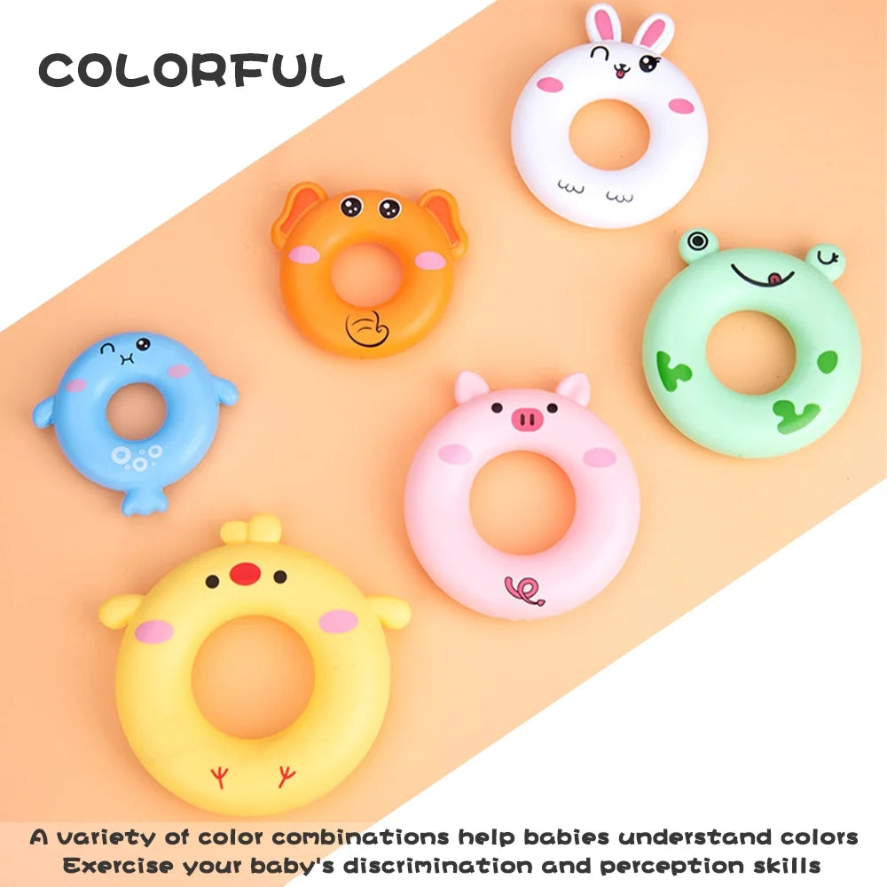 7 Rings Stacking Rings Soft Toys for Babies M677706