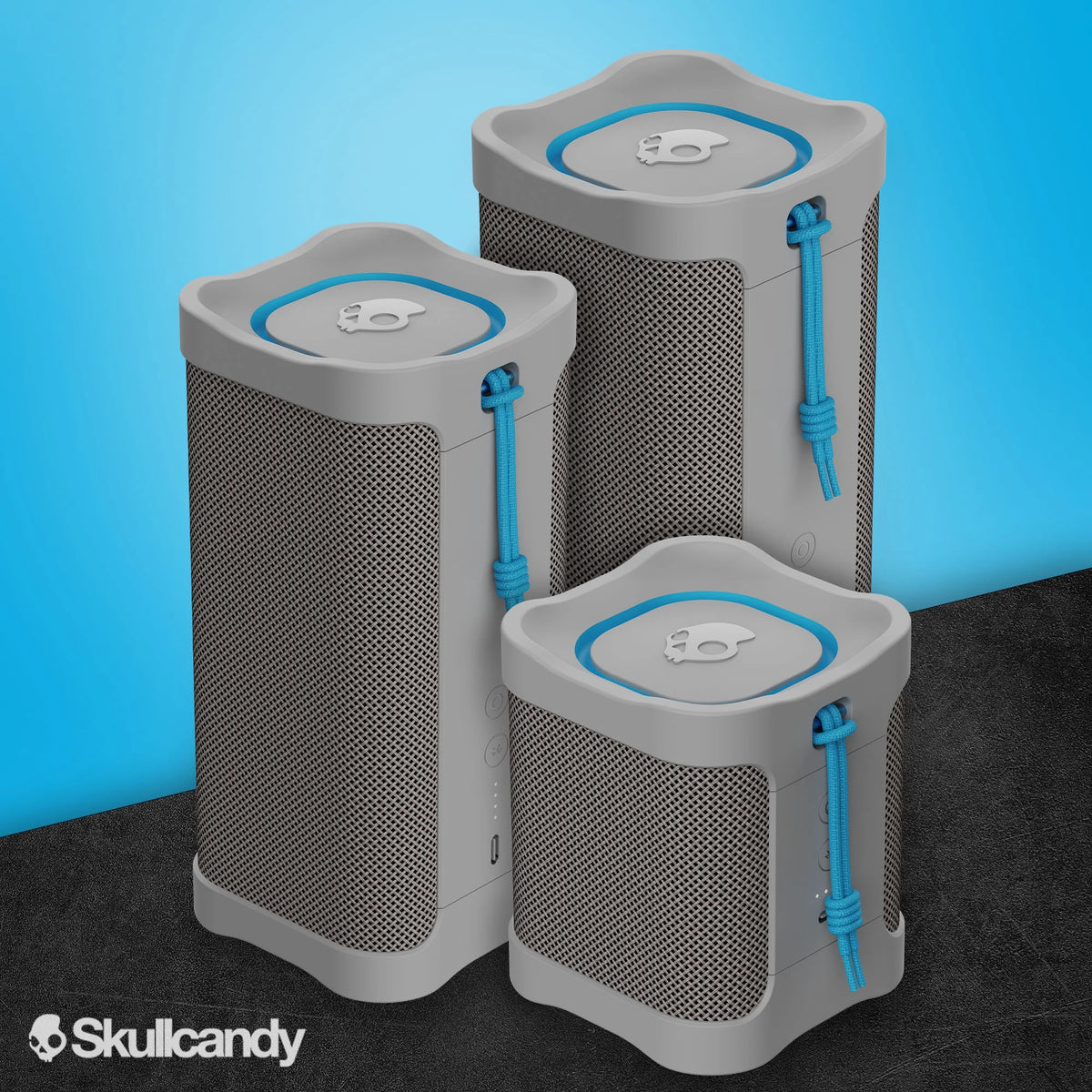 Compact Tough Wireless Speaker, Light Grey E66301