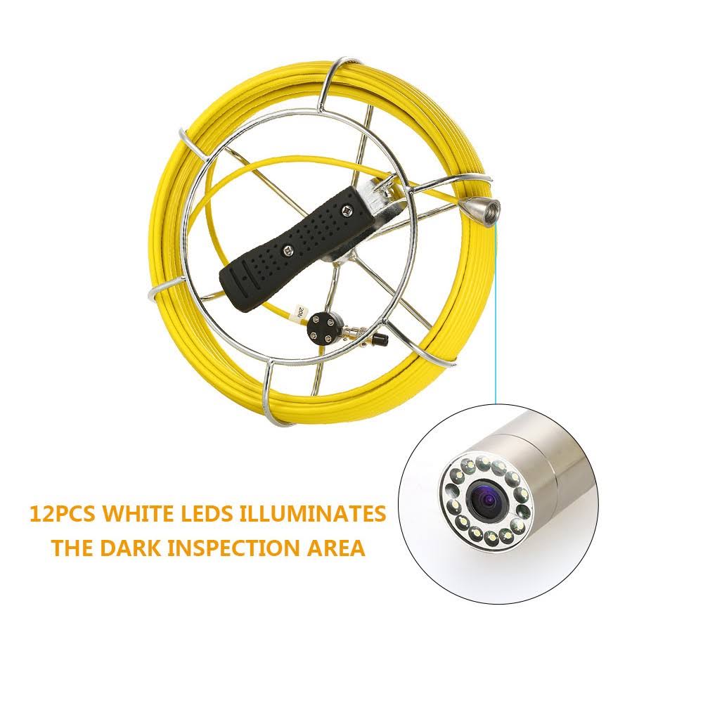30m Drain Pipe Sewer Inspection Camera B449