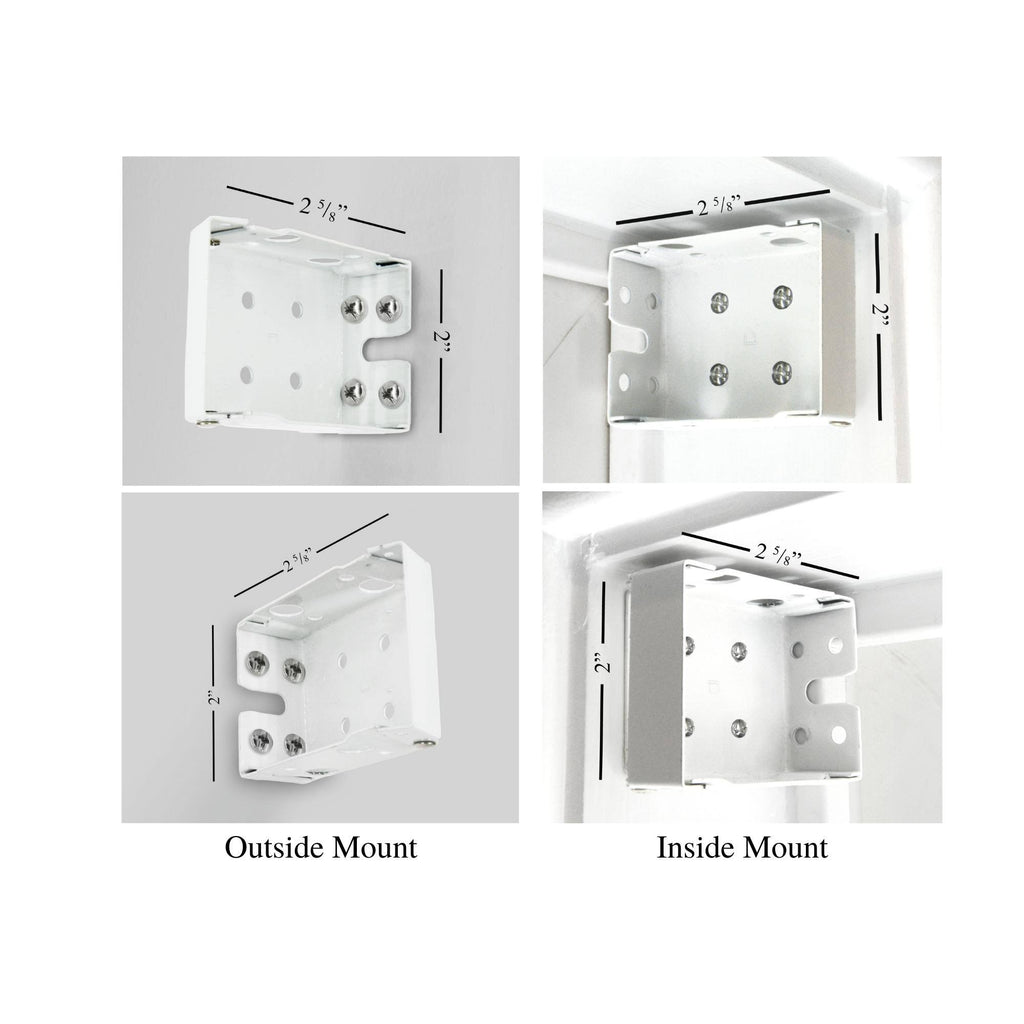 White Faux Wood Cordless Blinds D1940