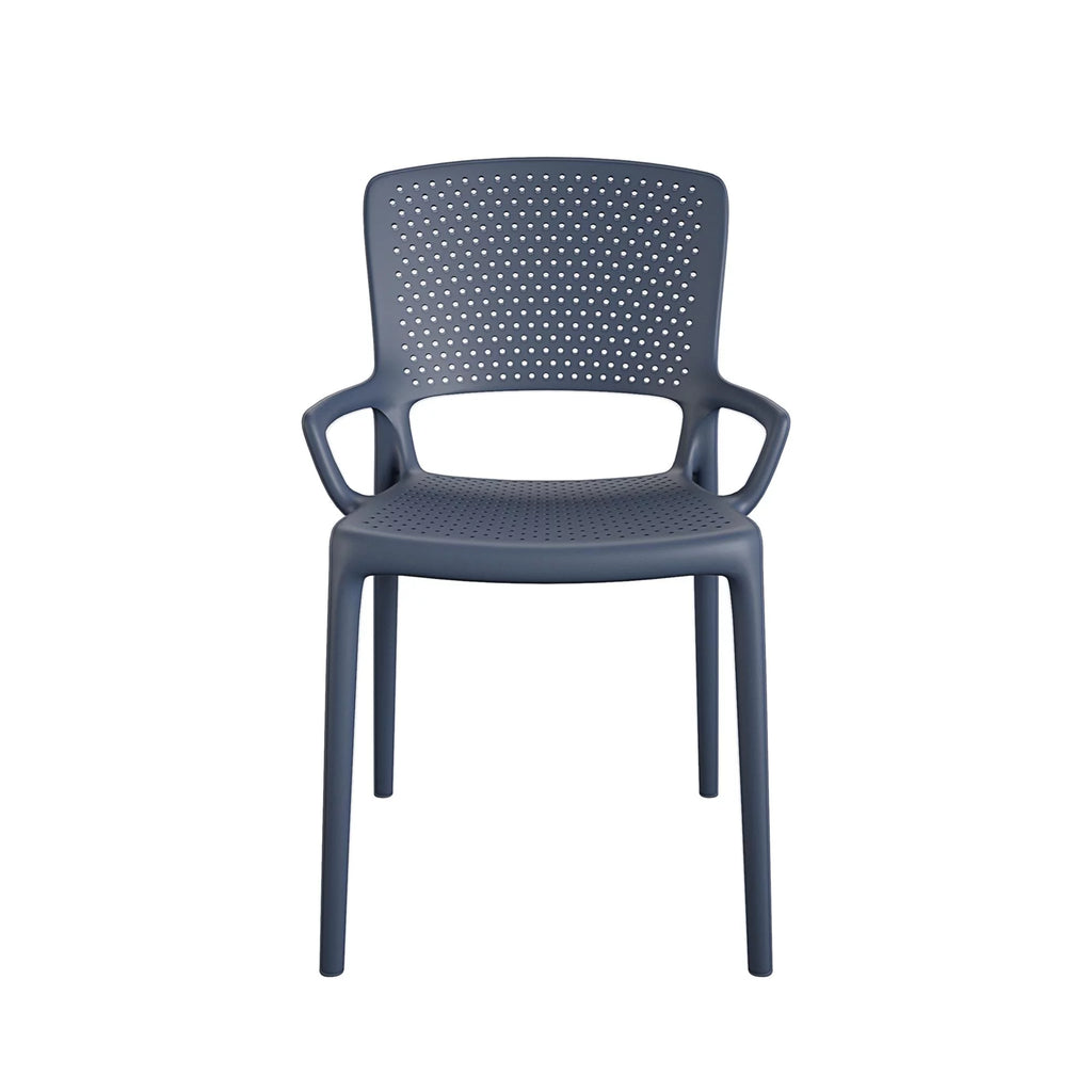 Navy Resin Stacking Chair 2-Pack B4128