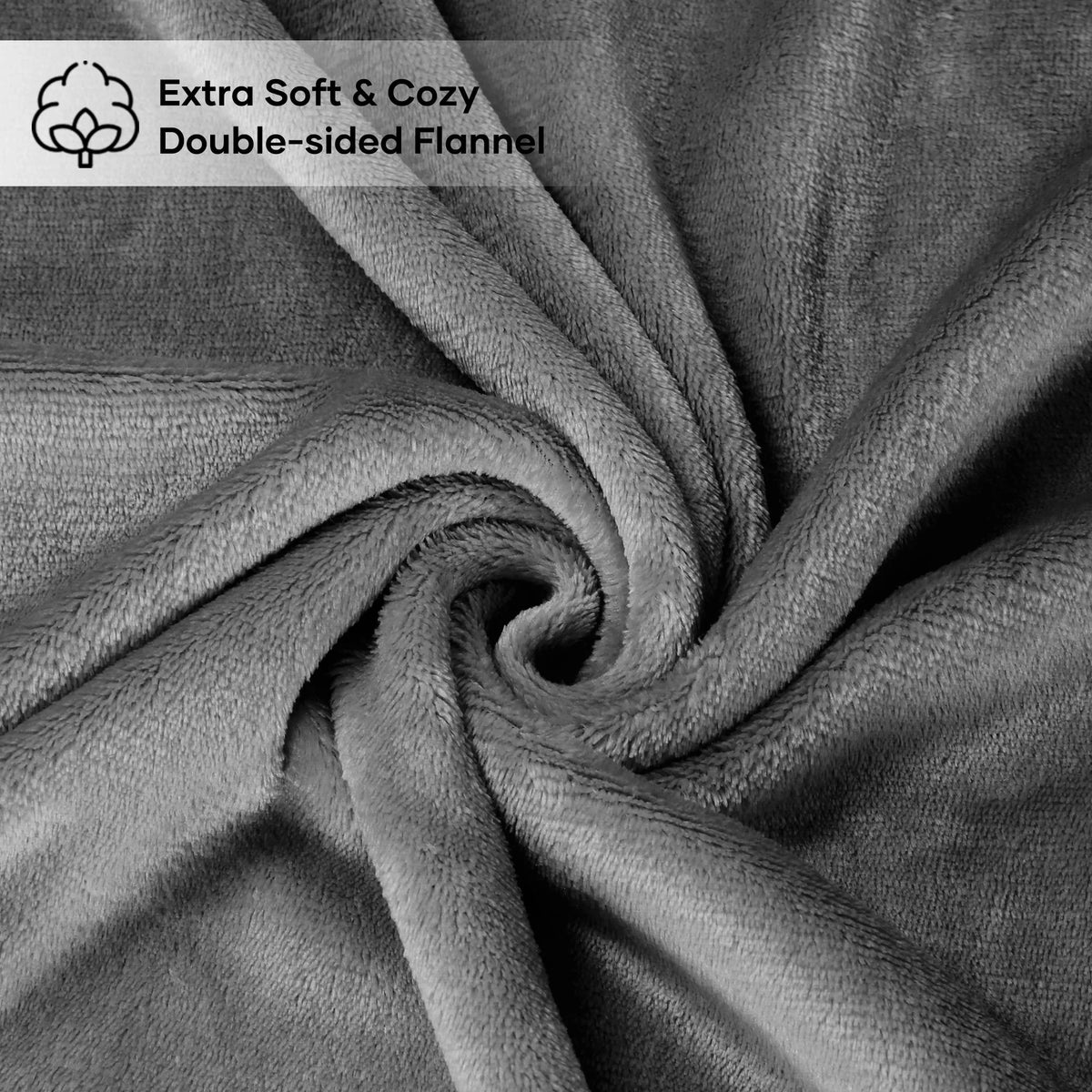 Gray Full Size Electric Blanket A9045