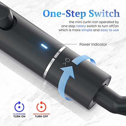 Ceramic Mini 1 inch Curling Iron U612