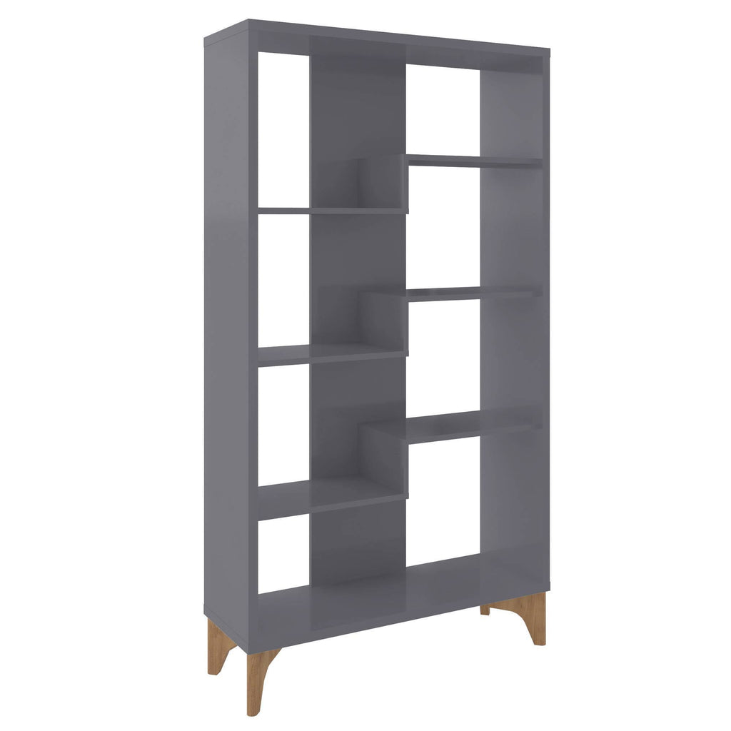Grey Bookcase A947