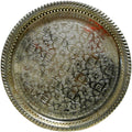 Handmade Silver Moroccan Tea Tray X928786