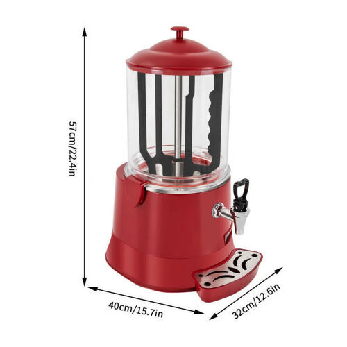 10L Hot Chocolate Dispenser Beverage Warmer D398235