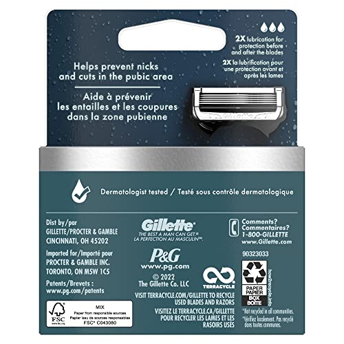 4 Razor Blade Refills with 2x Lubrication U93017
