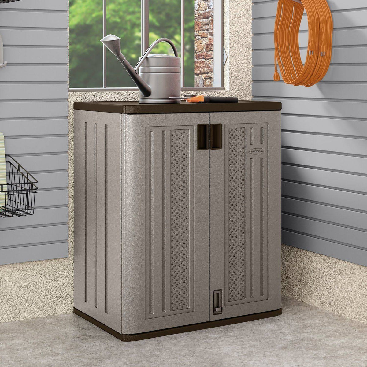 Grey Base Storage Cabinet U581
