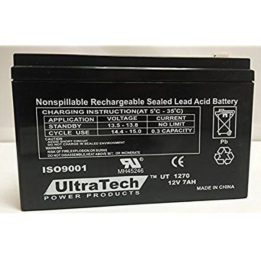 12V 7 Ah Sealed Lead Acid Alarm Battery N612