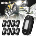 White LED Rock Lights 8PCS Pack of 2 L4947