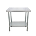 Stainless Steel Commercial Work Table with Undershelf U182820