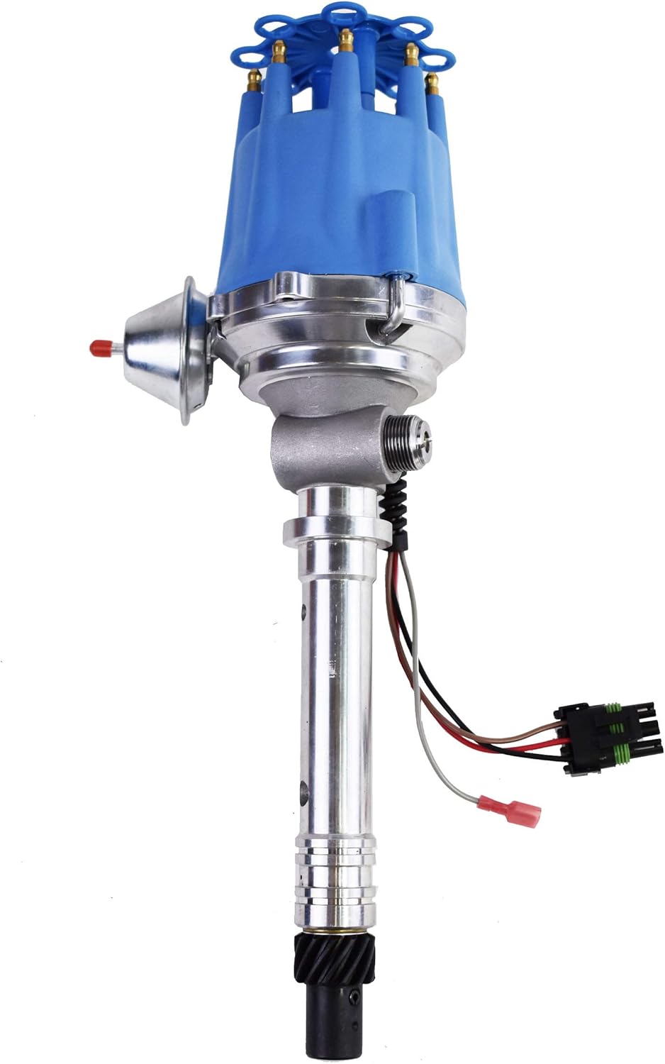 Ready to Run Distributor for Chevy Corvette V8 Engine, Blue Female Cap J225620