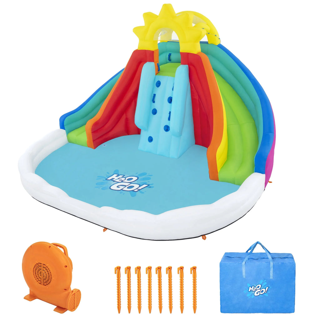 Inflatable Water Park with Splash Pool M2508